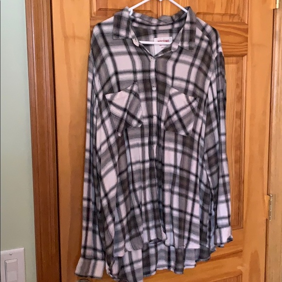 Flannel -Boyfriend Fit - Picture 1 of 1